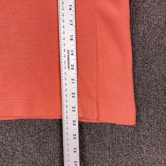 Tommy Bahama Shirt Women’s Salmon Pullover Sleeve Tee 1/4 Zip Size Medium - Picture 3 of 6